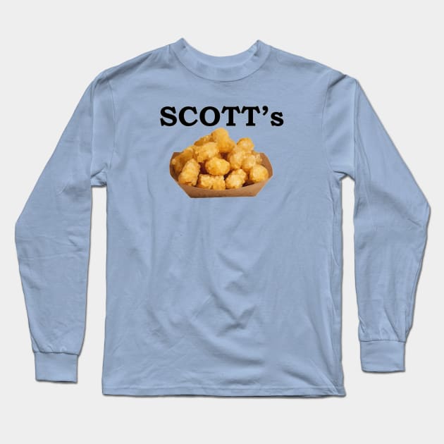 The Office - Scott's (Tater) Tots Long Sleeve T-Shirt by OfficeBros